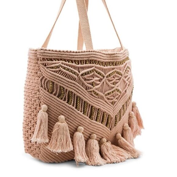 Cleobella Handbags - Cleobella Swoon Tote Bag in Blush